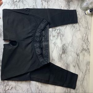 Black/gray flex leggings great condition!